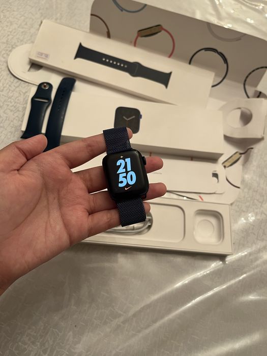 Apple watch series 6,40mm blue.Эпл вотч 6 40мм синий срочно сатылады