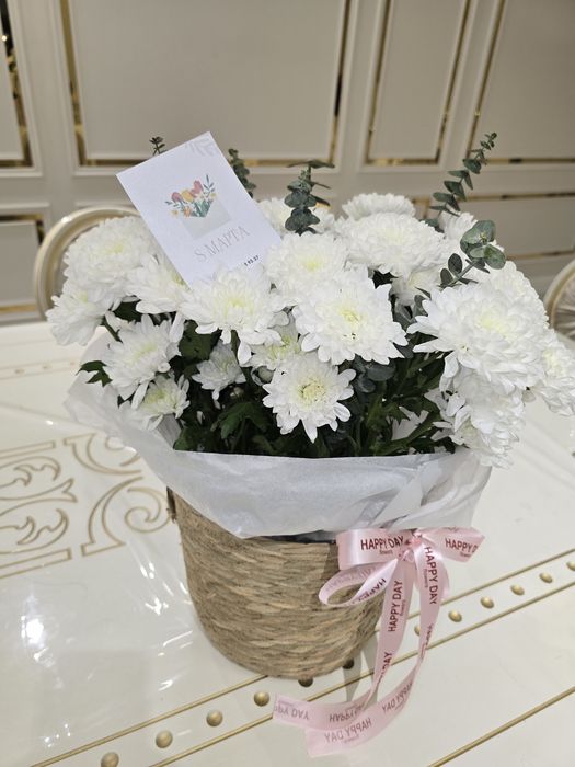 Цветы в упаковке