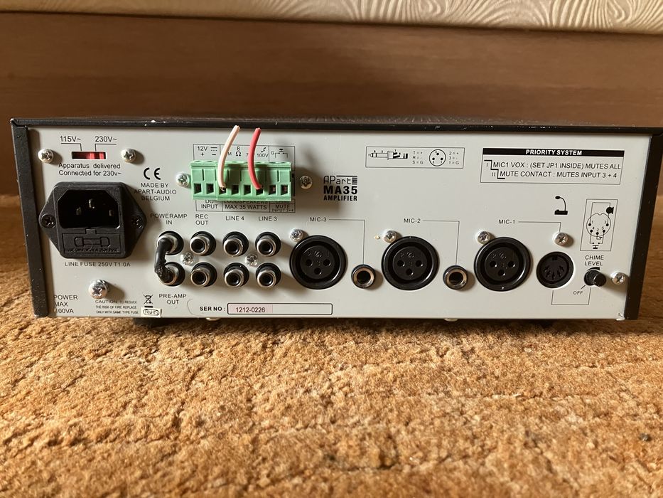 Професионален усилвател APart MA35