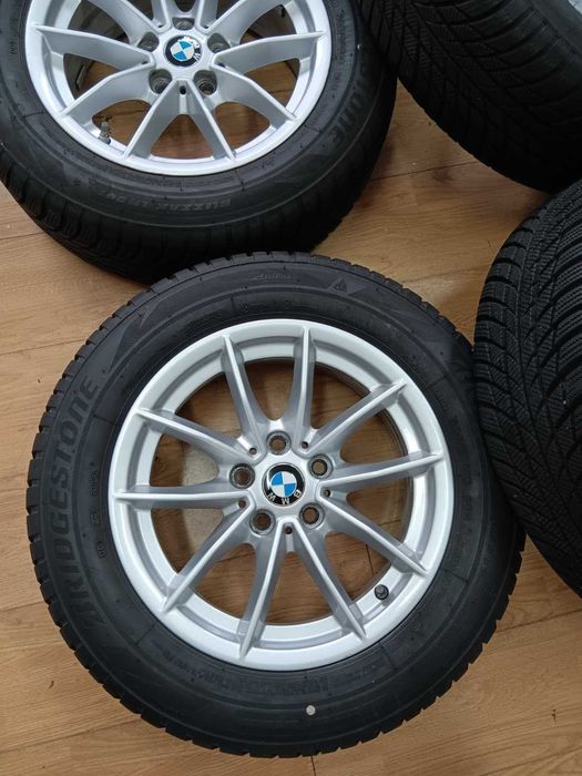 Jante 16 BMW G20 21 28 originale cu senzori anvelope iarnă MS 8-9 mm impecabile