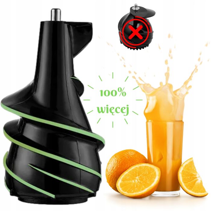 сокоизстисквачка  матов черен дизайн пълен к-т