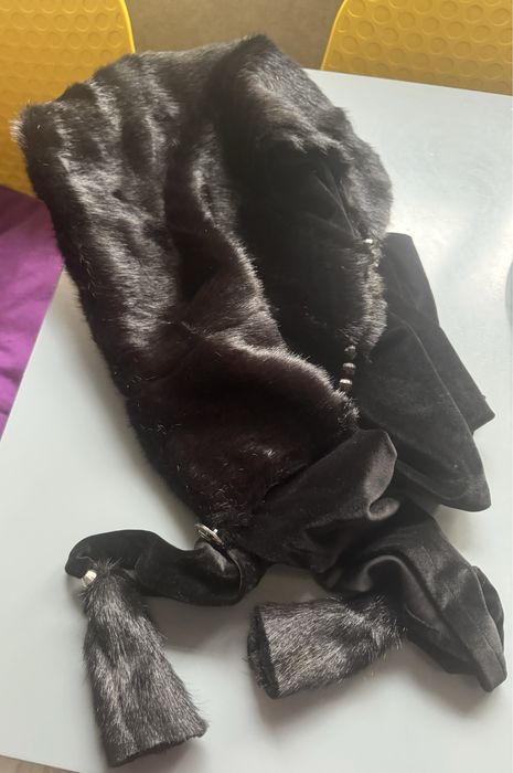 Косынка из меха под норку