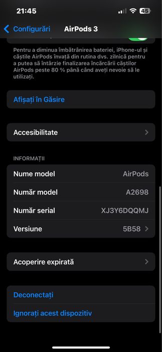 Airpods 3 sigilate noi