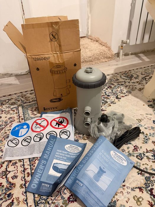 Продам фильтр-насос для бассейна INTEX (модель 128604NP / Model 604)