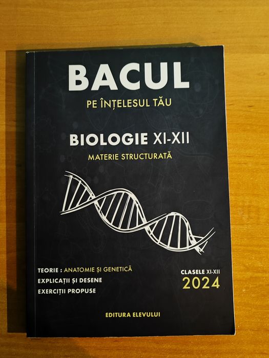 Bacul biologie/limbă română/matematica