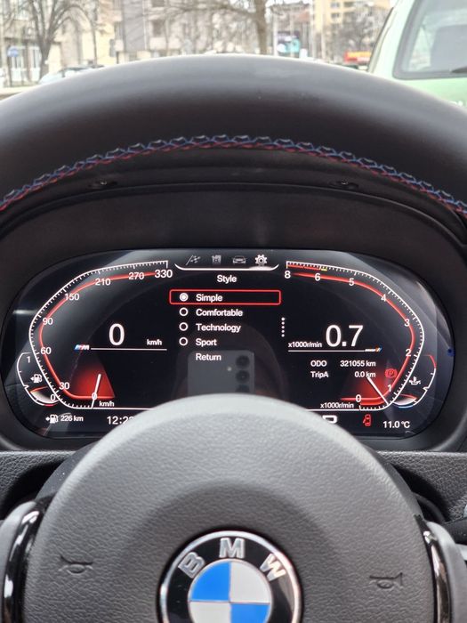 Километраж Дигитално Табло BMW M