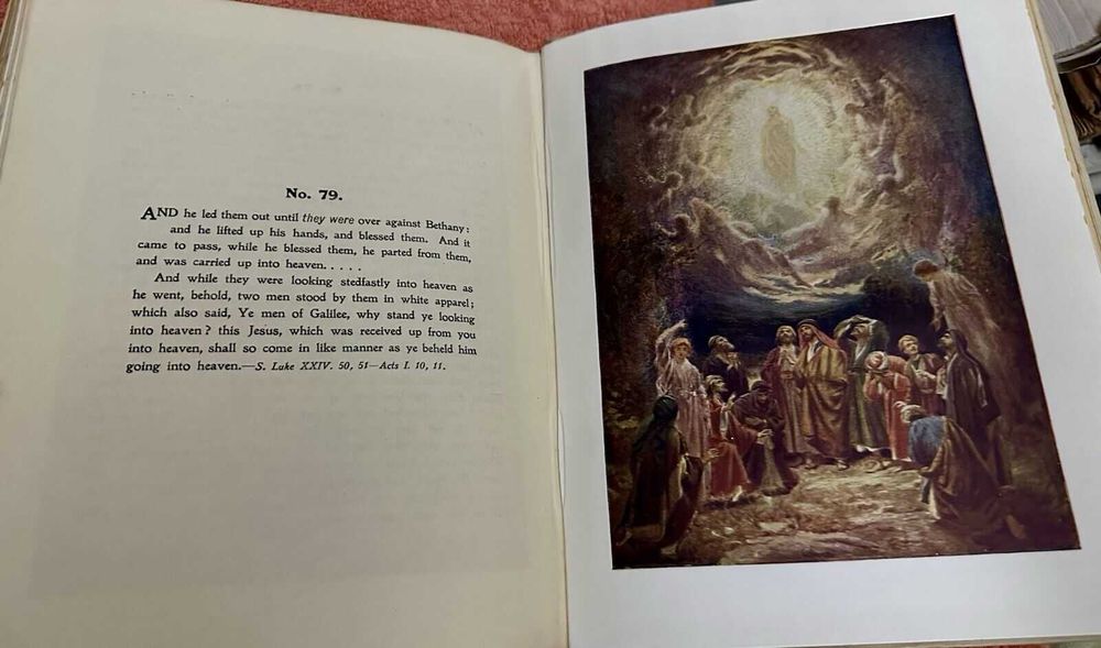 Carte The Life of Jesus of Nazareth , 1908, engleza, 80 poze Biblie