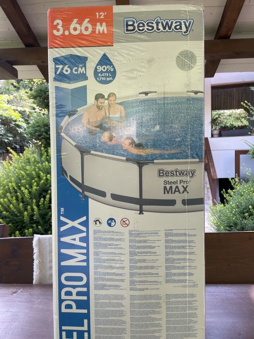Piscina Bestway steel pro max 3,66 \76