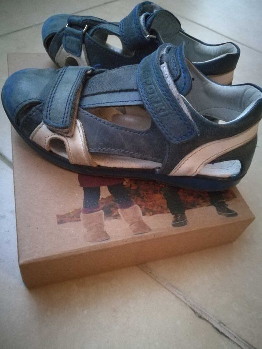 Детски сандали естествена кожа  Ponki