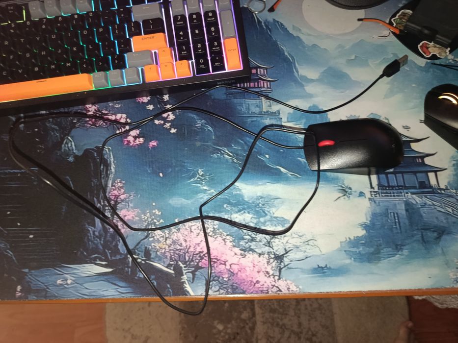 Mouse Lenovo USB optic – funcționează perfect