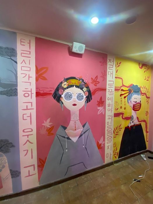 Роспись стен Барельеф Граффити Картины на холсте Рисунки Аэрография