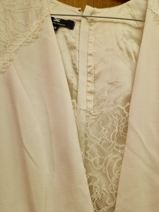 Rochie alba Elisabetta Franchi mărimea 42