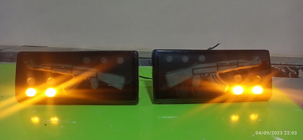 Ваз 2107 учун КАЛАШНИКОВ 47 дизайнида тюнинг стоп.  3Д ку́ринишда.