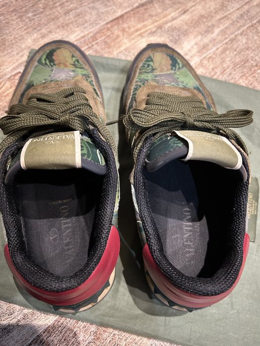 Adidasi Valentino Rockrunner camouflage-print
