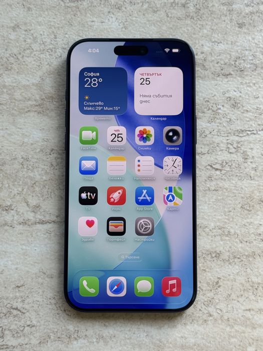 Apple iPhone 17 Pro Max 256GB / 38 цикъла / 100% батерия / КАТО НОВ ! ! !