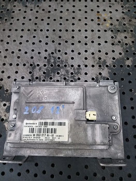 Display navigatie peugeot 208 1 ca cc 98053017