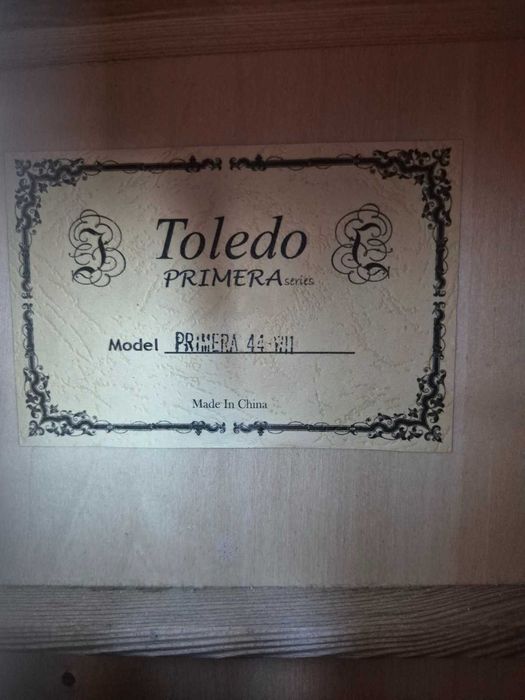 Класическа китара Toledo Primera Student 44-WH плюс калъф