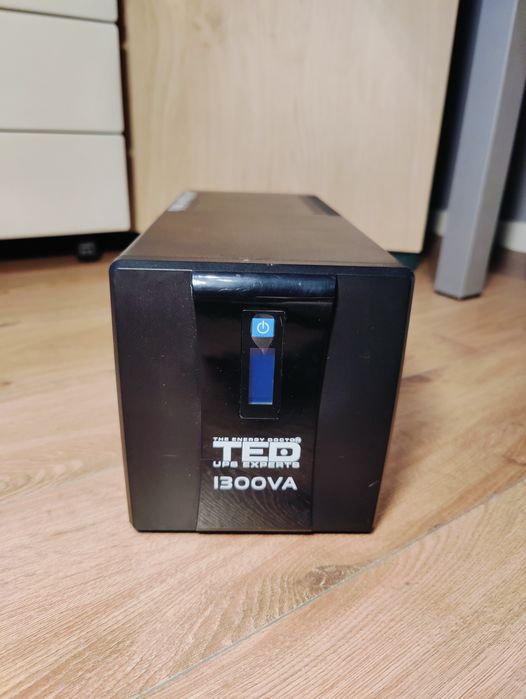 UPS Line interactive TED electric 1300VA/750 W, 4 ieșiri Schuko, stabilizator