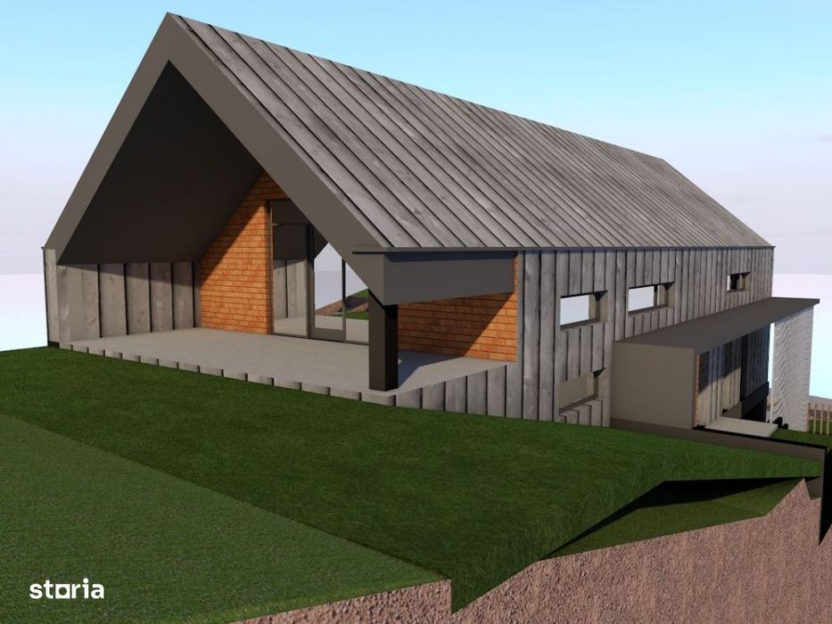 Teren construibil cu proiect casa in Feleacu-Cluj