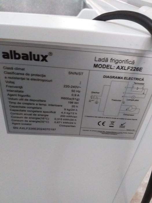 Vând ladă frigorifică