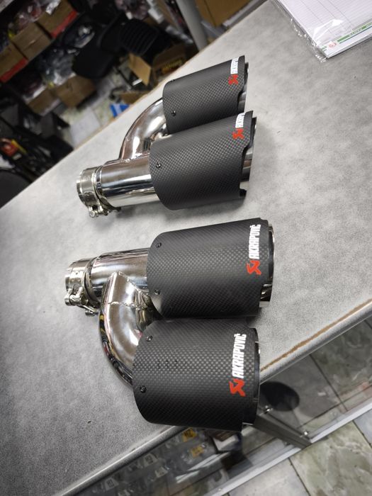 Akrapovich насадки глушителя комплект