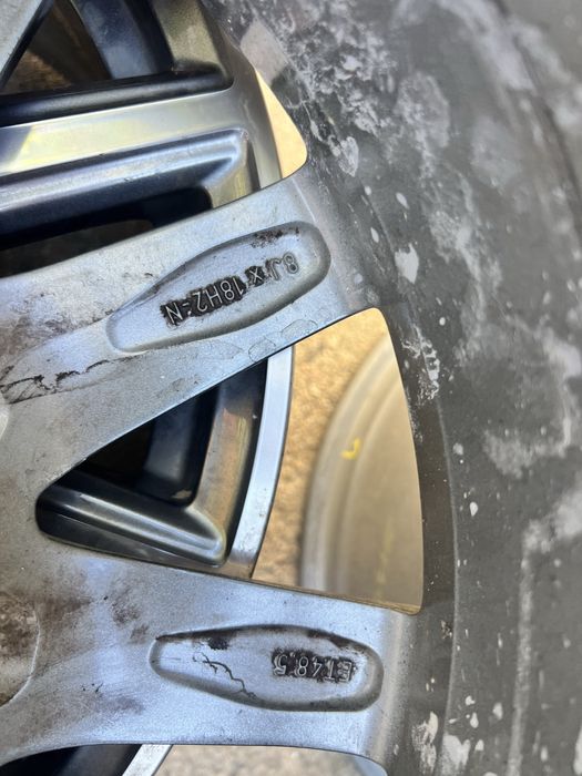 4бр оригинални джанти от мерцедес 18 ки