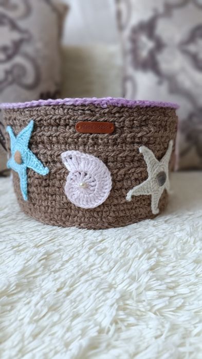 Корзина из джута