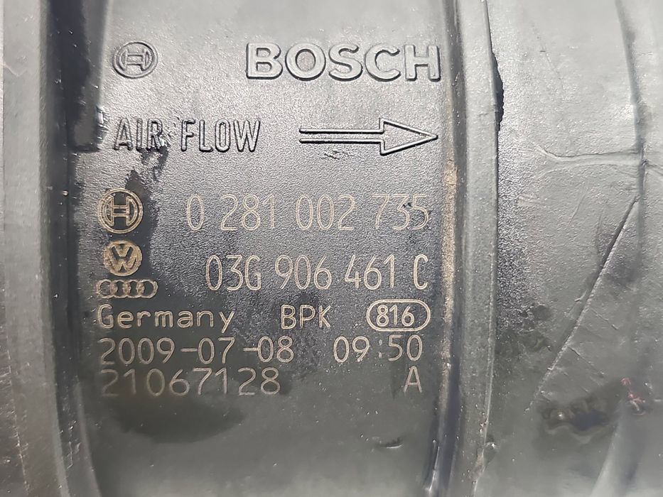 Debitmetru aer AUDI Q5 (8RB) [ Fabr 2008-2016] 03G906461C 2.0 TDI CAGA