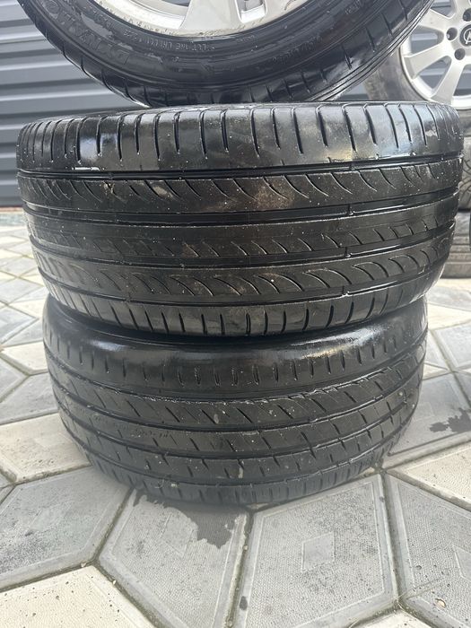 Jante aliaj Mercedes 5 x 112 + cauciucuri 235 / 45 / R17 Et 45 7.5 j
