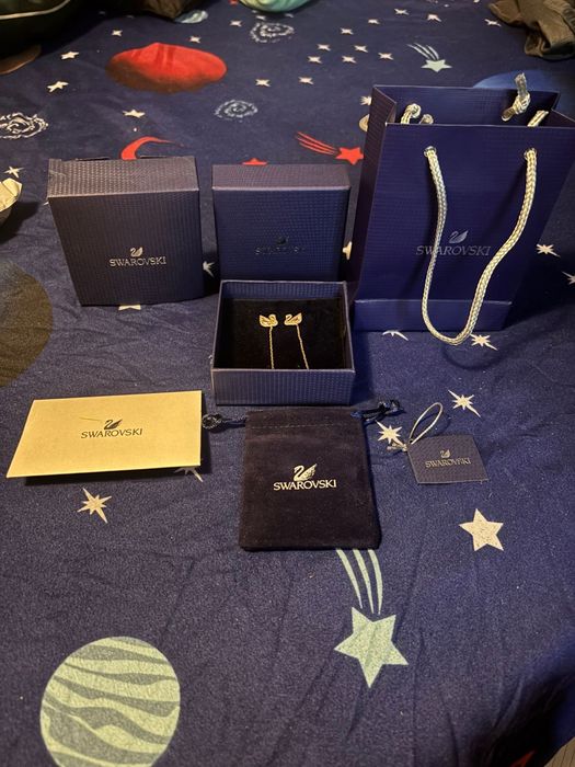 Cercei Swarovski set complet