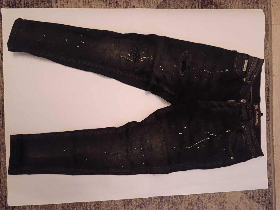 Чисто нови черни дънки ALBARIMI – Слим фит