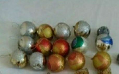 Новогодние  ЁЛКА  и Гирлянды, БОЛЬШИЕ Снежинки 3 ШТУКИ совпласэтал