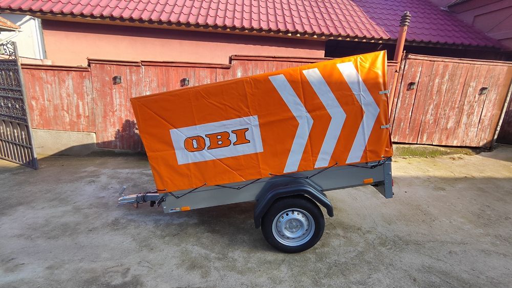 Remorcă 750 kg Stema nouă, înmatriculată!