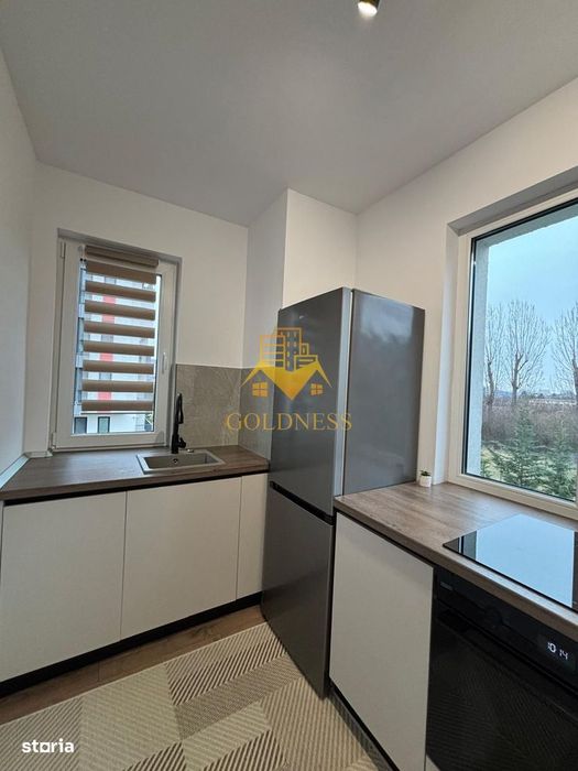 2 camere open space, Modern, Parcare, Zona Abatorului, Oncos, Floresti