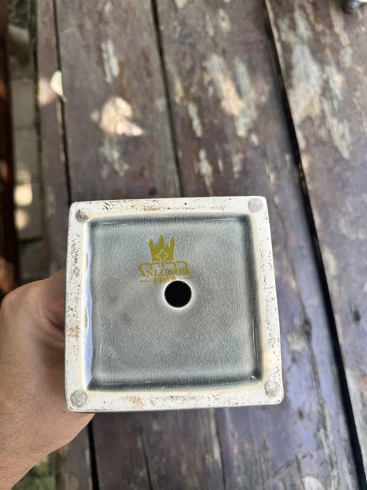 Vaza tip ghiveci, ceramica