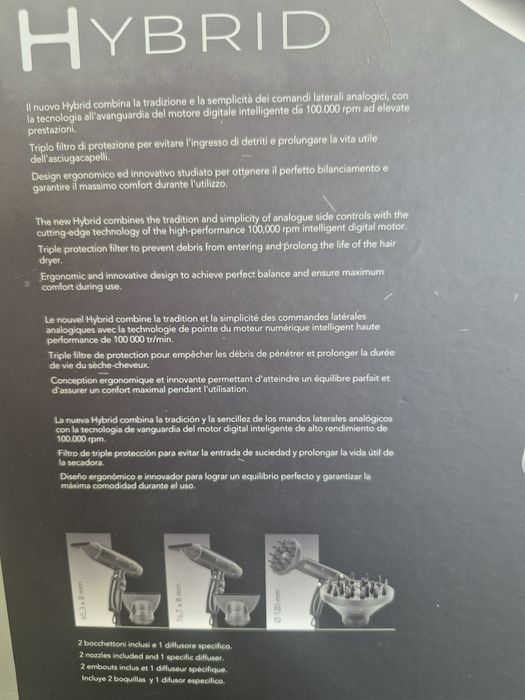 Професионален сешоар Gamma+ HYBRID