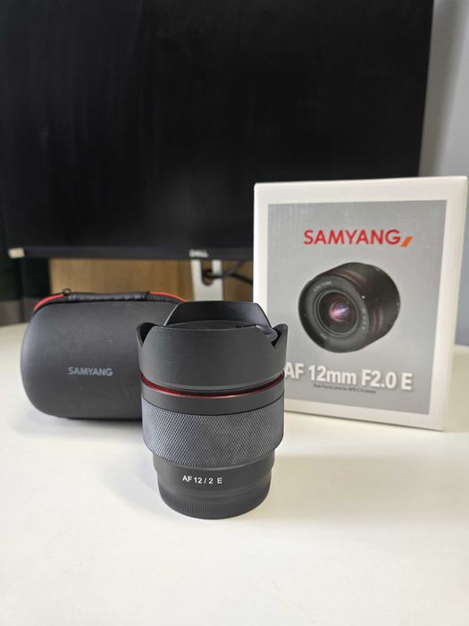 Samyang 12mm F2 AF pentru Sony E – stare foarte bună