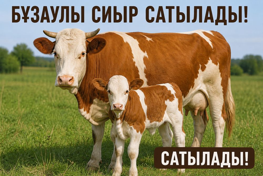 Бұзаулы сиырлар!