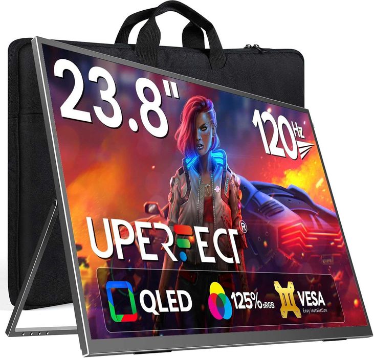 Monitor portabil Uperfect 23.8 24" USB-C + geanta transport (2 buc disponibile)