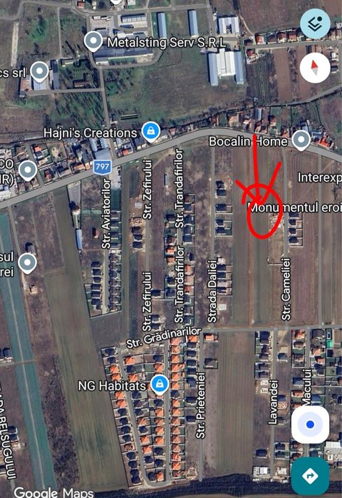 Vand casa Santandrei - acces din drumul principal - toate utilitatile