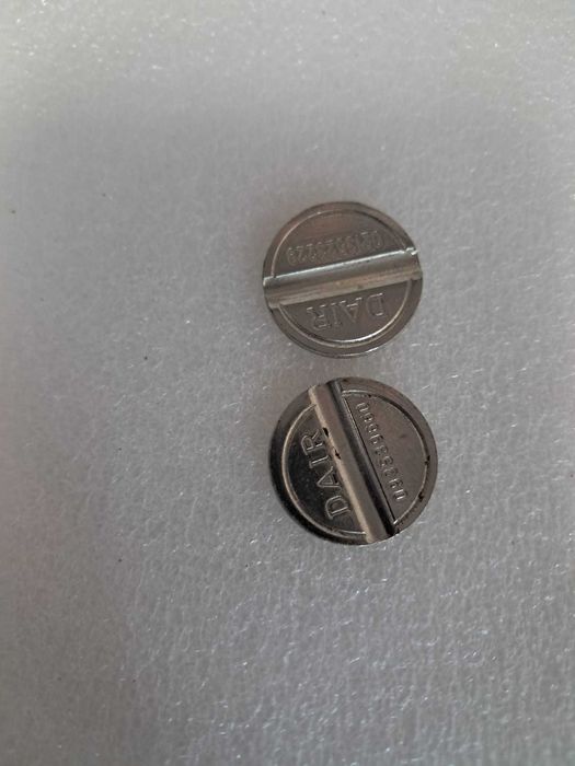 Jeton metalic DAIR mare sau mic pentru automate cafea