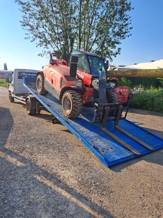 Tractări Auto și Utilaje NON-STOP ,Platformă 6.5m , București Ilfov