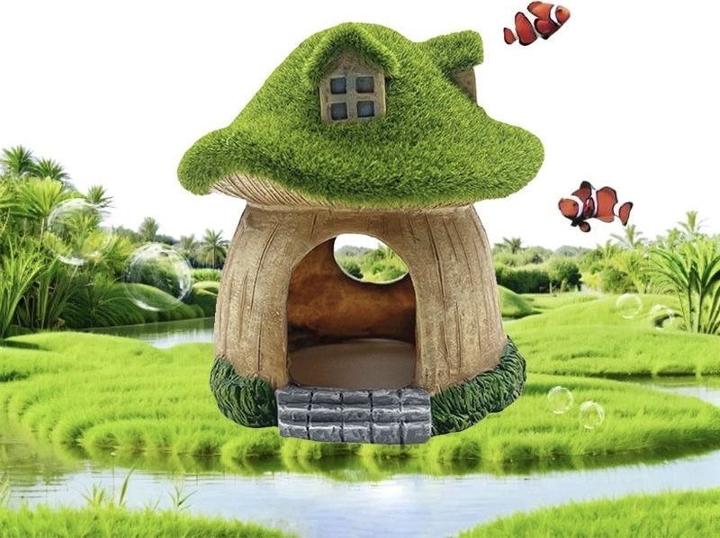 Аквариум украшение ввиде гриба