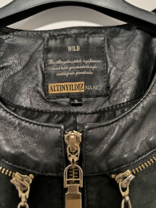 Кожено яке с велур