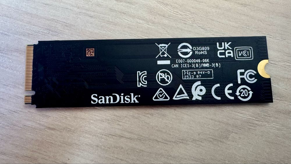 SSD M.2 NVMe 512GB SanDisk / WD PC SN5000S PCIe 4.0 x4 (Новый)