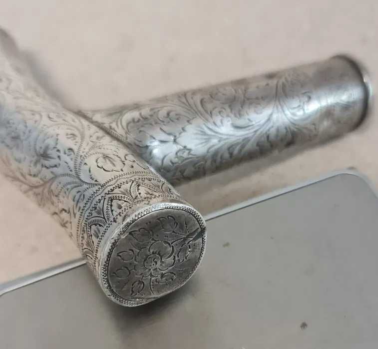 Baston superb cu maner din argint masiv