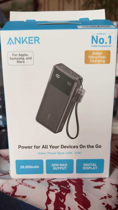 Anker PowerCore 20000 mAh външна батерия, 30W