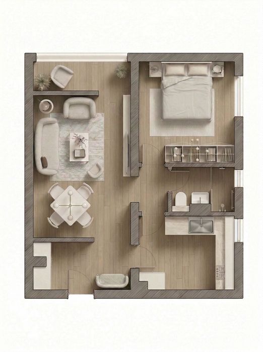 Apartament 2 camere Campia Libertatii