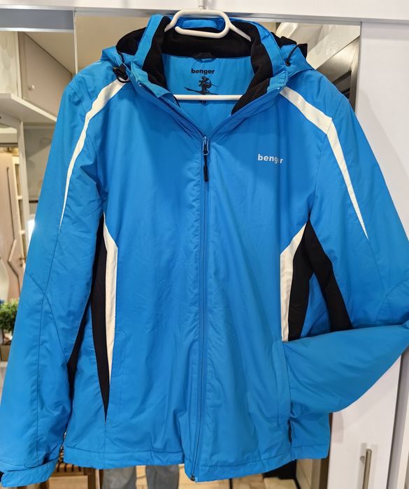 Ски яке Benger / Blue Ski Jacket Benger - размер EU 40 (M), отлично състояние