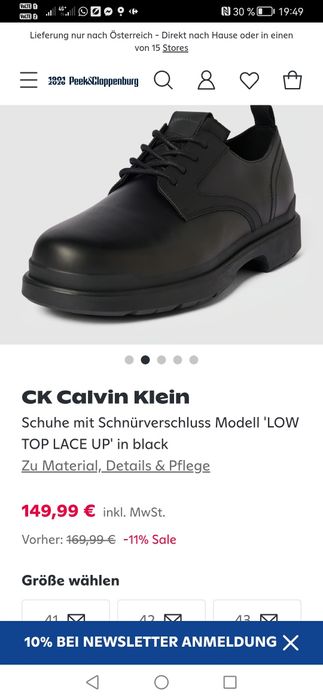 Pantofi casual Calvin Klein nr. 42